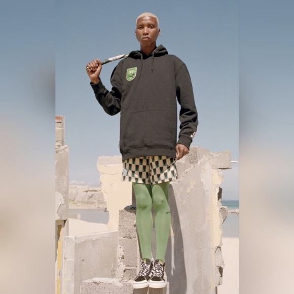 Vans x MAMI WATA SK8-Hi 138 Decon VR3 Rumble in The Jungle Suede Shoes Women 11 - Picture 2 of 10